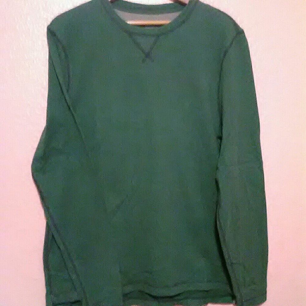 Ocean & Coast medium green long sleeve jersey